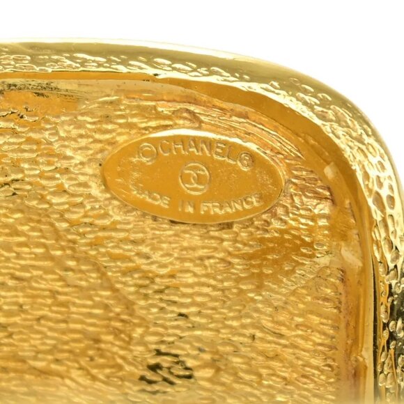 CHANEL CC Logo Matelasse Bangle Bracelet GHW France Accessory - Picture 9 of 14